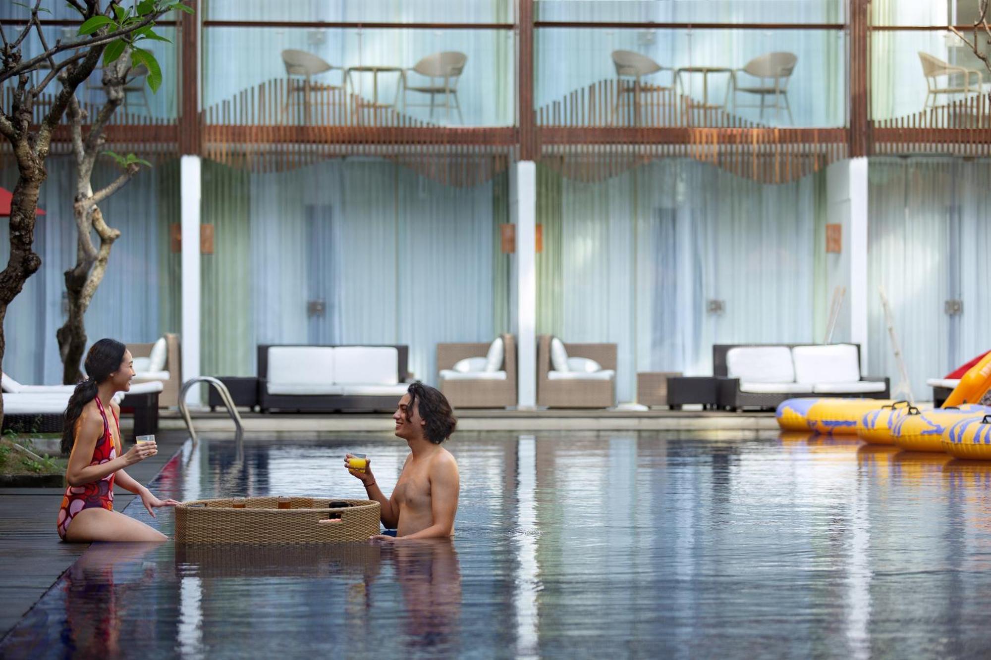 The Bene Hotel Kuta Lombok Exteriör bild