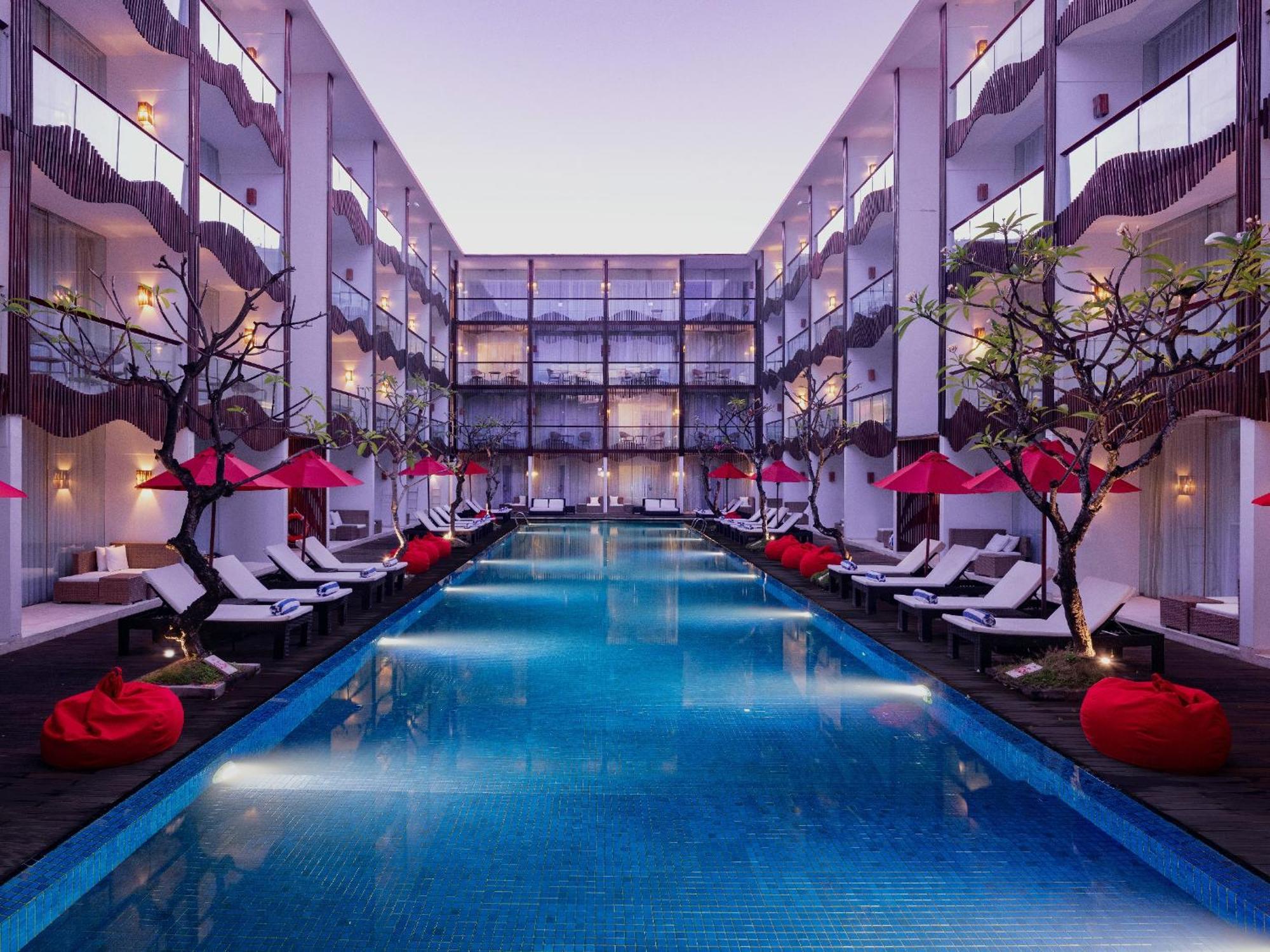 The Bene Hotel Kuta Lombok Exteriör bild